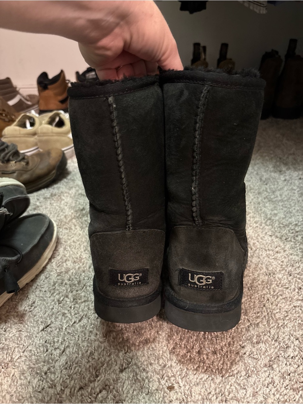 UGG Black Short Boots